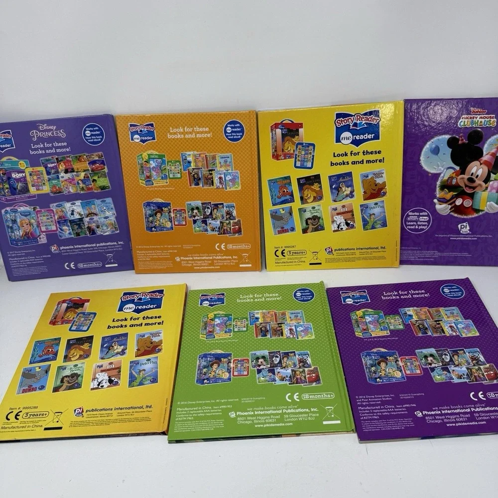 Disney  Me Reader Books Lot Of 7 Smart Pad Story Books - Dory‎ Goofy Lion King